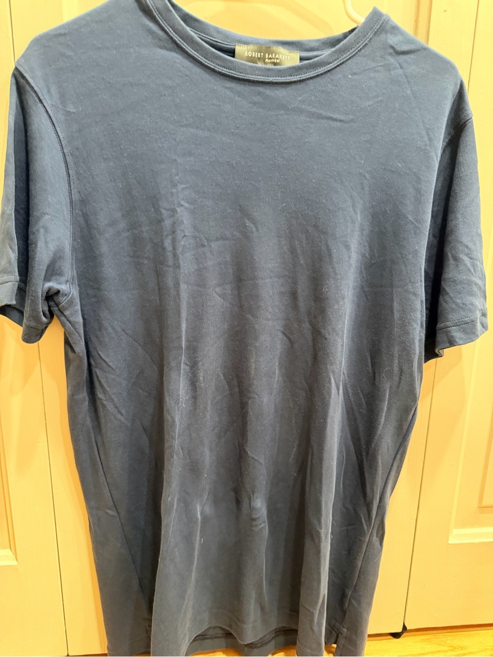 Robert Barakett Navy Crewneck Men's T-Shirt